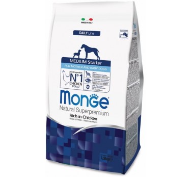 Monge Dog Medium Starter корм для щенков средних пород 1,5 кг